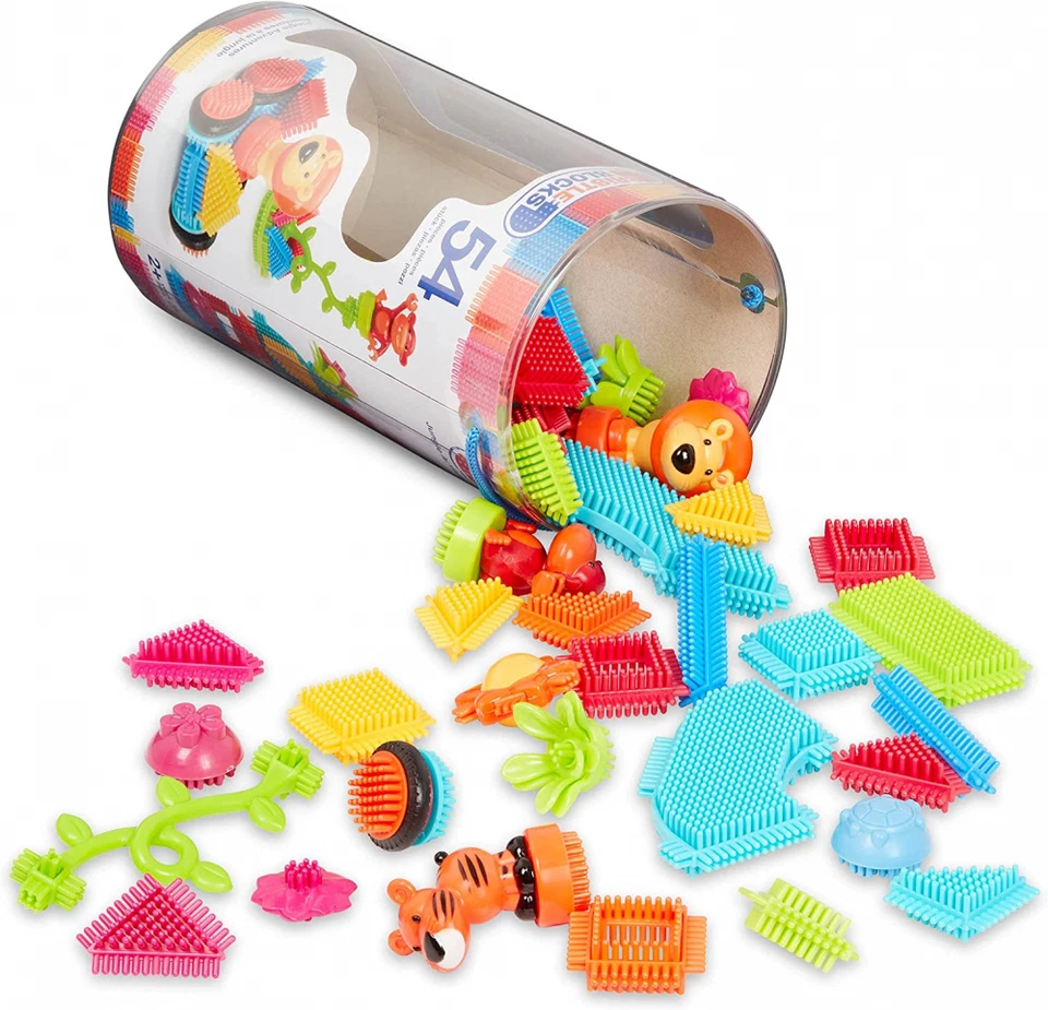 Bristle Blocks by Battat – The Official – 54Piece Jungle Multi  - Image 1 of 4