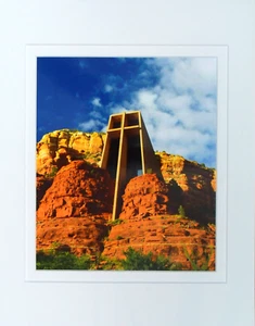 Impresión fotográfica "Capilla de la Santa Cruz" doble mate para adaptarse a marco de 11" x 14" - Imagen 1 de 1