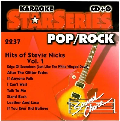 SOUND CHOICE STAR KARAOKE cdg CD+G - SCx2237 - HARD TO FIND - 8+8 STEVIE NICKS - Image 1 of 2