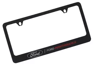 Ford Performance License Plate Frame (Black) - Foto 1 di 4