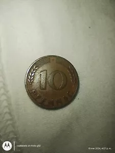 1950 F German 10 Pfennig - Bundesrepublik Deutschland - Picture 1 of 5