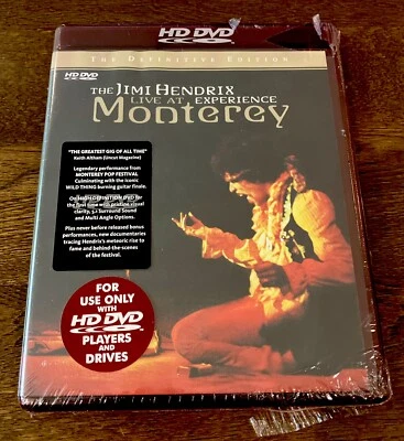 The Jimi Hendrix Experience: Live At Monterey HD-DVD. New / Sealed Condition - Image 1 of 2