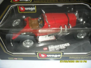 modellauto Maßstab 1:18 Mercedes Benz SSK Roadster (1928) -neuwertig- MIT OVP - Bild 1 von 7