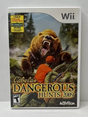 Cabela's Dangerous Hunts 2009 (Nintendo Wii, 2008) - Manual Included  - Image 1 of 3