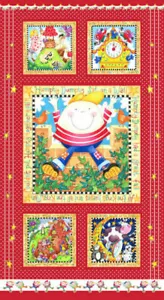 NEW - Humpty Dumpty / Nursery Rhymes - Panel - 23 x 44 - Beautiful Colors! - Picture 1 of 2