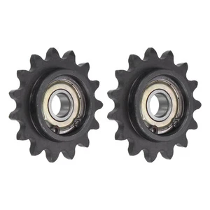2Pcs #35 Chain Idler Sprocket 10mm Bore 3/8" Pitch 15 Tooth Sprocket Tensioner - Picture 1 of 6