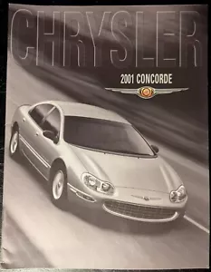 2001 Chrysler Concorde Original Car Sales Brochure Catalog 15 Pages - Picture 1 of 4