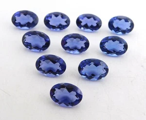 12X16 MM Lab Created Tanzanite Oval Cut Loose Gemstone For Jewelry P-532 - Picture 1 of 3