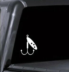 Adesivo decalcomania vinile esca pesca Spinner - per camion finestra tazza scatola USA - Foto 1 di 5