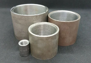 Anschweißmuffe, Rohrmuffe 1/8"-6" Stahl DIN 2986 Innengewinde Zoll Schweißmuffe - Bild 1 von 3