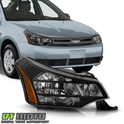 2009-2010 Ford Focus SE/SES Coupe w/Black Trim Headlight Headlamp Passenger RH - Image 1 of 4