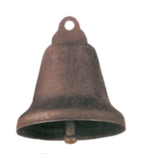 Rusty Tin Liberty Bells, 1-1/2", 12 Count Package, Primitive Rusty Liberty Bells - Picture 1 of 1