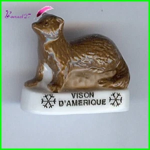 Feve Les Animaux du Froid Edition Atlas " Le Vison d’ Amérique " #B34 - Bild 1 von 1