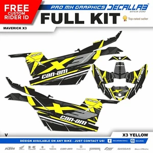 CAN AM MAVERICK X3 Graphics Decals Stickers Set Aufkleber deco kit graphique kit - Picture 1 of 6