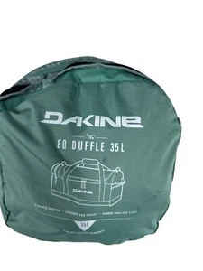 Dakine EQ Duffle 35L Bag Black Flower Motif Collapsible Easy Travel Partner! EUC - Picture 1 of 2