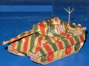 Trident 97027 Herpa mini serbatoio pantera "G" primo carro armato comando seconda guerra mondiale modello mimetico IX - Foto 1 di 1