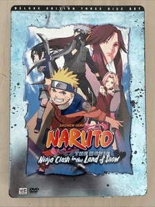 Naruto the Movie Ninja Clash In The Land Of Snow Deluxe Edition DVD - Foto 1 di 3