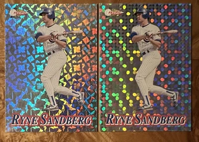 Ryne Sandberg/8000 Triángulo y Círculo Prisma de Plata 1994 Pacífico #26 Foto 1 de 2
