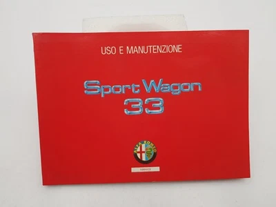 Manuale uso manutenzione Alfa Romeo Alfa 33 Sport Wagon originale non copia 1991 - Immagine 1 di 4