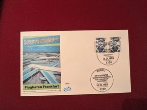 Federal FDC MiNr. 1347 atracciones aeropuerto de Fráncfort del Meno - Imagen 1 de 1