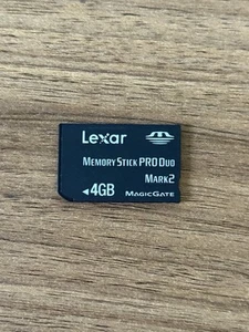 Lexar 4GB Memory Stick Pro Duo Magic Gate Memory card - Picture 1 of 2
