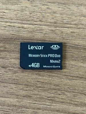 Lexar 4GB Memory Stick Pro Duo Magic Gate Memory card - Image 1 of 2