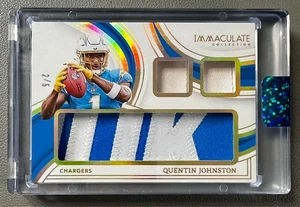 Quentin Johnston 2023 Panini Immaculate NFL Rookie Reserve RC Patch #RRE-QJ /5 - Bild 1 von 13