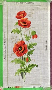 Amapolas de lona Penélope punta aguja línea dama modelo 108-1142 algodón Austria - Imagen 1 de 7