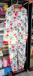PatPat  Women's XL Christmas Back Flap Footless Hoodie Pajamas One Piece  XL - Picture 1 of 7