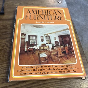 American Furniture, Joseph T Butler 1973 Triune HC DJ - Picture 1 of 10