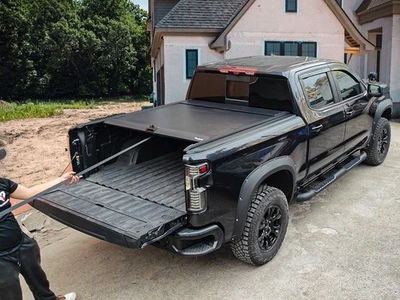 Cubierta de plataforma Tonneau retráctil de 5,8 ft para camioneta Silverado/GMC Sierra1500 2015-2025 Foto 1 de 4
