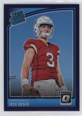 2018 Donruss Optic Rated Rookie Purple Prizm /50 Josh Rosen #152 Rookie RC - Image 1 of 2