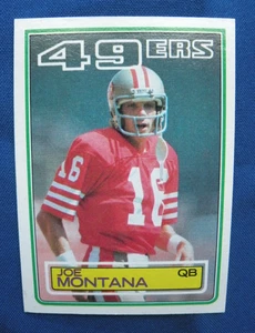 Topps Football Joe Montana San Francisco 49ers 1983 #169 - Imagen 1 de 2