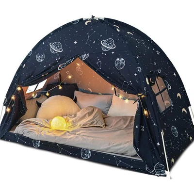 Bed Tent Twin, Space Play Canopy for Kids Toddler Boys, Bunk Canopy Tent for ... - Image 1 of 4