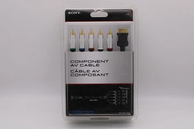 Sony PlayStation Component AV Cable SCPH-10490 u /98044 OEM OFFICIAL Black Label - Image 1 of 4