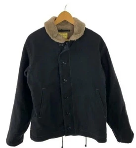 Buzz Rickson's N1 Deck Jacket Navy Size 40 Wool Used Japan - Picture 1 of 16
