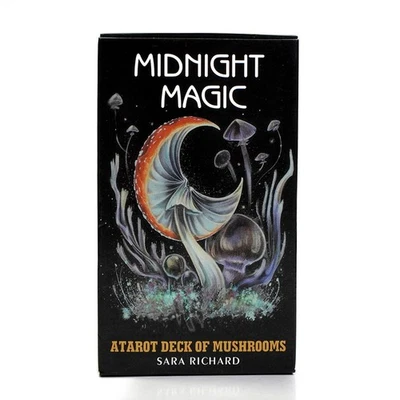 Mazo de cartas de tarot Midnight Magic A Mushrooms 78 cartas únicas del tarot misteriosas  Foto 1 de 4