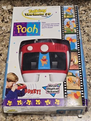 Disney Winnie the Pooh TALKING VIEW MASTER FISHER PRICE NEW VTG 1997 RARE  - Image 1 of 4