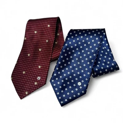 Duas gravatas vintage Versace  - Imagem 1 de 3