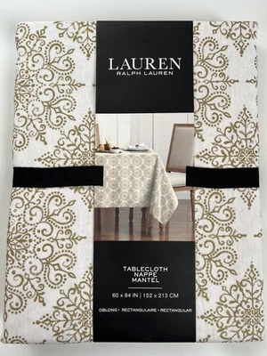 RALPH LAUREN TABLECLOTH 60 x 84 inch - Image 1 of 3