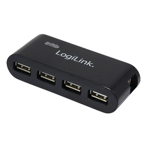10x LogiLink® USB 2.0 Hub 4-Port mit Netzteil schwarz - Bild 1 von 1