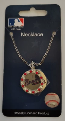 New Atlanta Braves Necklace MLB Baseball - Image 1 of 2