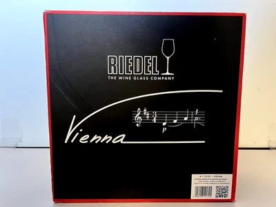 Copos de vinho tinto corpo inteiro Riedel Vienna #1179/07 conjunto de 4 - 9-1/4” cristal de chumbo - Imagem 1 de 4