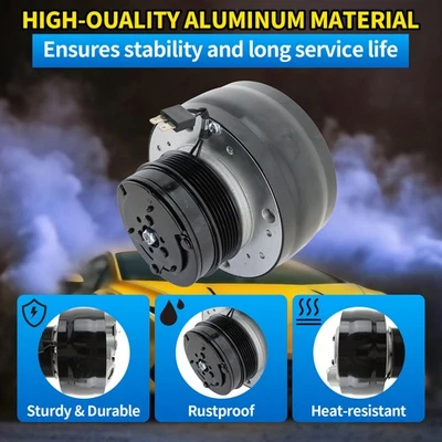 CO11169MC-KTAC A/C Compressor w/Clutch FOR CHEVY GMC C1500 3500 K1500 2500 3500 - Image 1 of 4