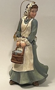 Vintage Victorian Style 8 Maids a Milking Twelve Days of Christmas Ornament 6" - Picture 1 of 8