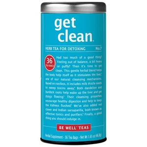 The Republic of Tea Get Clean – No.7 Herb Tea, No Caffeine, 36 Tea Bags - Picture 1 of 2
