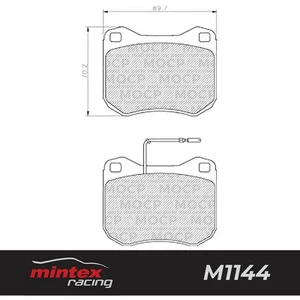 Mintex Racing MDB1108 M1144 High Performance Brake Pads - Picture 1 of 1