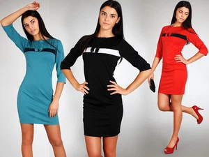 Elegance Para mujeres Vestido de Cóctel con Moño Túnica Estilo ceñido al cuerpo Talla 8-14 FA61 - Imagen 1 de 9