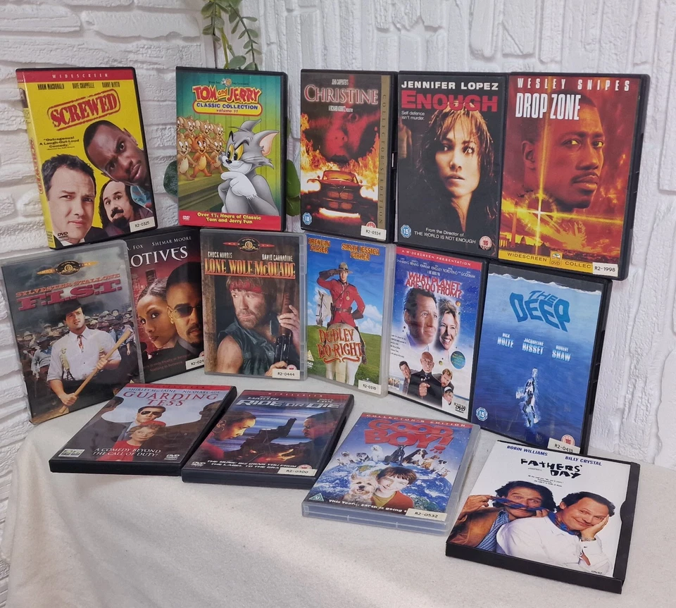 15 DVD Movie Collection Action Comedy Classics Original Cases - Collectible - Image 1 of 4