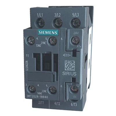 NEW Siemens 3RT2028-1BB40 3RT2-028-1BB40 Contactor - Image 1 of 2